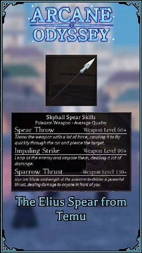 New Weapons for Savants! (Arcane Odyssey) #arcaneodyssey #roblox