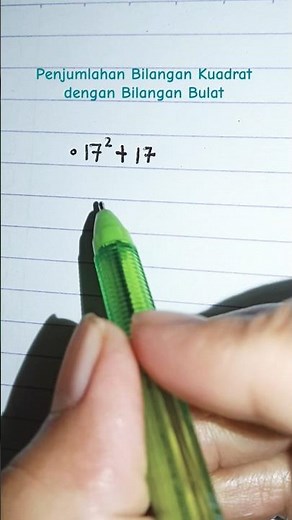 Quick Trick for Adding Square Numbers to Whole Numbers If the Bases Are the Same