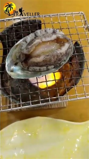 Grilled Abalone Live🔥 – The Ultimate Ocean Luxury! 🐚 | Street Food #Shorts