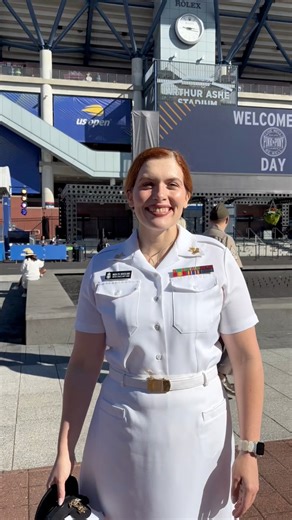 This morning, the Navy Band Sea Chanters performed at the U.S. Open in Flushing, N.Y. at the Fountain Plaza/Main Stage! If you missed that performance, you can catch them again in Manassas, Va. on Sep. 6 at 7 p.m. We hope to see you there! #usnavy #navy250 #navyband100 #americasnavy #navymusic #seachanters | United States Navy Band