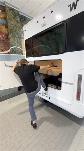Tiny compact RV tour | Winnebago Elora #rvlife #travel #camping