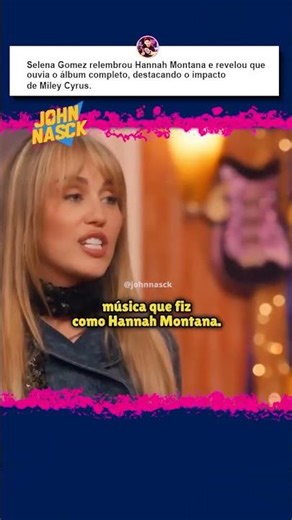 Selena Gomez reviveu a era Hannah Montana! 😳 #shorts