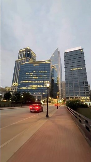 Beautiful Downtown Charlotte Skyline 🌆 | City View in North Carolina 4K #charlotte