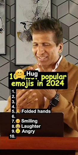 10 most popular emojis in 2024 | Anurag Aggarwal