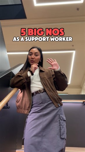 Things you should NOT be doing as a support worker. #disabilityawareness #disabilitysupport #supportworkertips #supportwork #ndis | Blossom Community Care