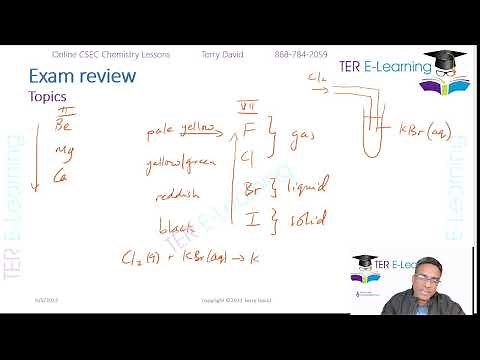 CSEC Chemistry - June 2023 Preparation (Terry David)