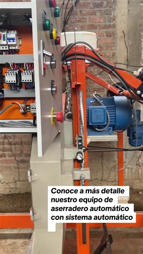 Equipo de Aserradero Automático en Acción