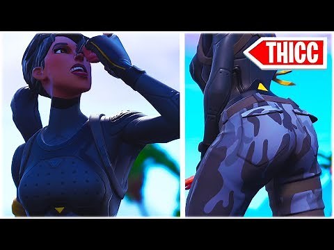 *NEW* NICE ASS SELECTABLE "ELITE AGENT" SKIN SHOWCASED WITH THICC DANCE EMOTES! FORTNITE SEASON 8