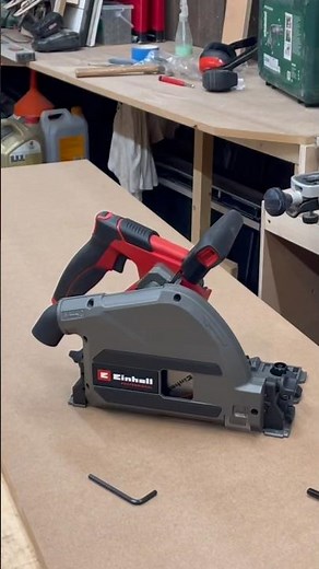 Einhell pro tracksaw: first use! #woodworking #diy #hobby