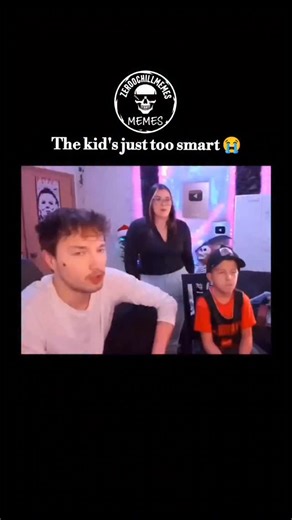 ZeroChillMemes on Instagram: "Kid’s going places 🤣😭 This viral clip features a hilarious, fast-paced debate between Larray (Larri Merrritt) and a woman arguing over the classic “boys vs girls” topic, with a young boy sitting between them as the unexpected referee. The man starts confidently listing male achievements — things like walking on the moon and inventing major technologies — to prove “team boys” is superior. The woman fires back with a strong biological argument, pointing out that wom