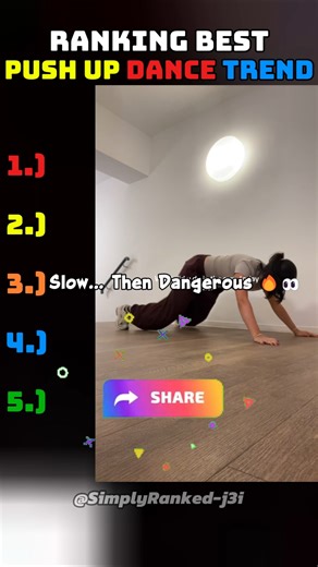 Top 5 Push-Up Challenge… Wait Till You See #1 👀🔥 #dance #challenge