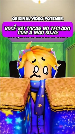 😱QUASE DESTRUIU O TECLADO COM A MÃO DE SALGADINHO! ‪@Potemer‬ #roblox