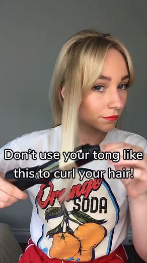 Easy Curling Tong Hack for Perfect Curls