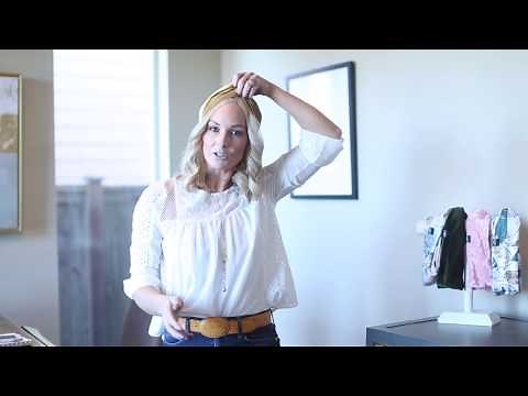 How To Style or Wear a Turban Head-Wrap or Headband | Harts & Pearls