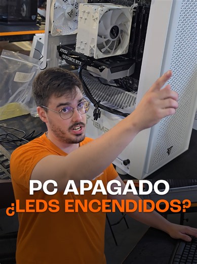 PC apagado pero LEDs siguen encendidos: solución rápida