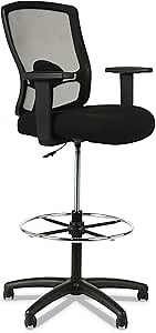 Alera ALE Etros Series Mesh Stool, Black