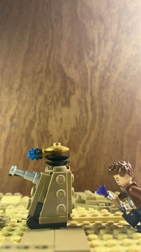 #lego #doctorwho “Allons-y!” 10th doctor with #daleks