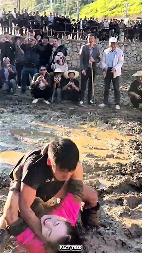 Men vs Women mud Wrestling
