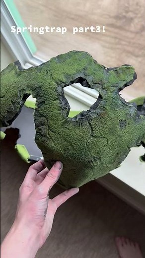 Making Springtrap part3 #fnaf #cosplay #cosplaycostumes #fivenightsatfreddys #fnafcosplay