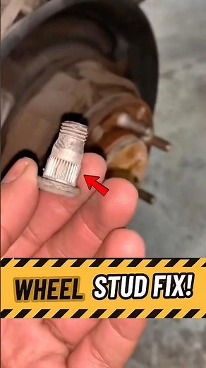 Wheel Stud Snapped? Here’s the FASTEST Way to Replace It! #mechanic #car #service