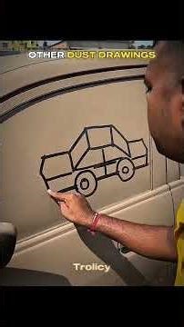 ​Dust se banayi aisi Art! 😱 | Amazing Car Dust Art #Shorts