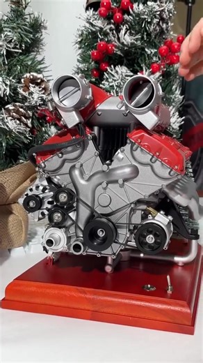 The ultimate desk-ready engine model is here. ⚙️ 1/4-scale V12 supercar engine 🔩 800 precision metal parts 🔋 Electric-powered with synchronized throttle & sound 👀 Fully visible moving pistons gears 💥 Save $200 automatically at checkout! 👉 Tap to grab this holiday deal before it's gone. | Enginediyshop