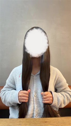 スーパーロングからセミロングに💇🏻‍♀️✨️ #ヘアカット#スーパーロング#セミロング#💇🏻‍♀️✨️ #顔隠し