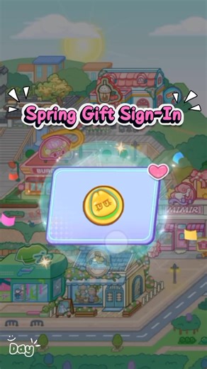 Spring Gift Sign-In 🌸 game world #gameworld #youtubeshorts