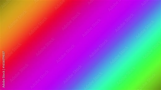 A smooth rainbow gradient flows across the screen, blending vivid colors into a luminous and abstract motion background.