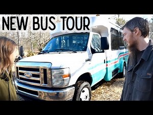 We Bought a Ford Shuttle Bus - Reveal, Tour, and Plan