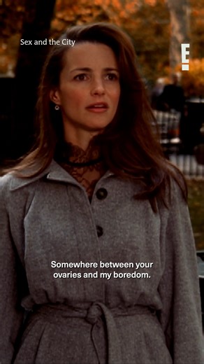 E! Entertainment on Instagram: "Sweater weather and yap > anything else. 🍁 #SexandtheCity"