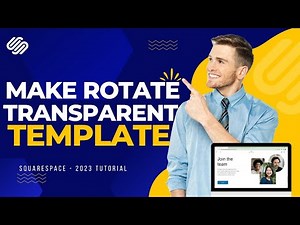 How to rotate and make transparent Squarespace template || How to Rotate and Adjust opacity in css