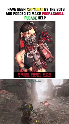 I Have Been Captured By Bots And Forced To Make Propaganda in Helldivers 2 #shorts