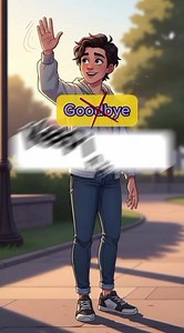 "Stop saying goodbye" #englishgrammar #englishlearning #spokenenglish #fluentenglish