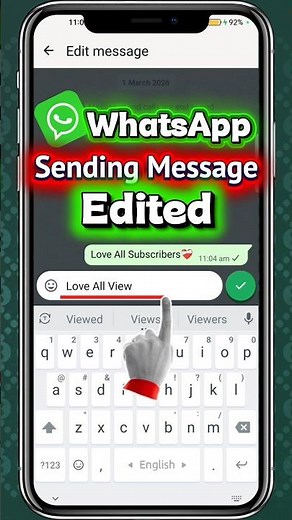 How To Edit Whatsapp Message | How To Edit WhatsApp Messages After Sent | whatsapp message edit