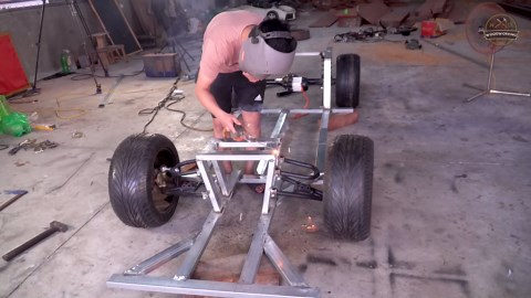 100 days building a Mercedes Vision AVTR for my son's birthday