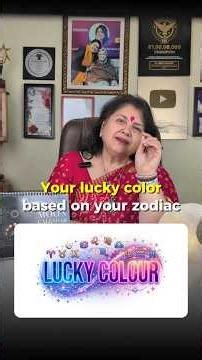 Your Lucky Color Based on Your Zodiac Part 2 #nittygrittywithdrneetikaushik