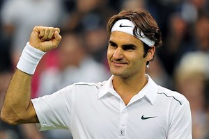 Combien de temps pour peindre un portrait de Federer ? Quatre minutes...