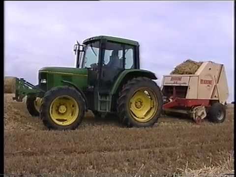 JOHN DEERE 6400 AND KRONE KR160 BALER