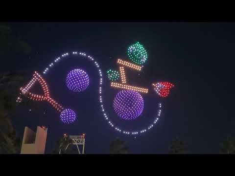 Angry Birds Drone Show at TwitchCon San Diego 2025