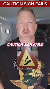 9.3K views · 291 reactions | CAUTION SIGN FAILS. #funny #fail #comedy #humor #hilarious | Matt Eubanks | Facebook