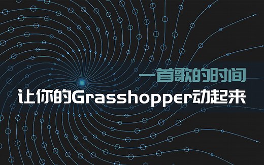 一张Grasshopper动画唱片，带走它，让你的gh动起来~