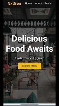 🚀 HTML Restaurant Website LIVE Demo 🔥 Beginners Must Watch #coding #atmproject #html #responsivemenu