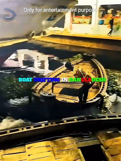 Boat drifting in Bangladesh 🥶🇧🇩🔥#trending #edit #bd #boat #drift #fyp