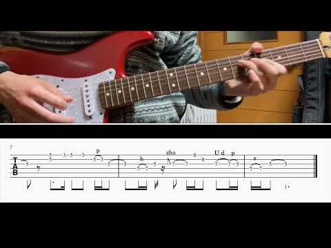 [TAB譜] バラ色の日々(THE YELLOW MONKEY) Gt riff [ギター]