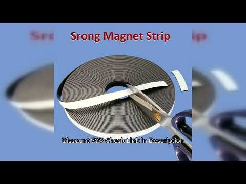 1M DIY Strong Flexible Magnet Strip Self Adhesive Magnetic Tape Rubber Magnet Tape Soft strip tape s