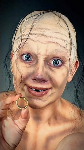 GOLLUM CORE 💍 #gollum #smeagol #lotr #makeuptutorial #sfxmakeup