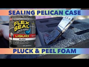 Sealing Pelican Case Pluck and Peel Foam