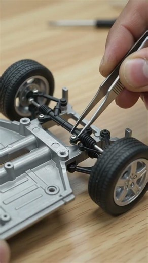 Building a Miniature Sports Car Engine by Hand! 🤯 | Satisfying ASMR Build