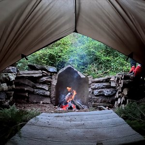 618K views · 10K reactions | Bushcraft Camping in the Wilderness With My Dog, Wilderness Cooking, Nature Sounds, Asmr #wargehbushcraft #dog #camping #bushcraft #survival #cooking #adventure #nature | Wargeh Bushcraft | Facebook